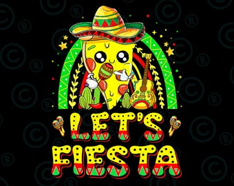 Let's fiesta png, sublimation design download, Mexican png,Cinco De Mayo,Mexico png Mexican festival png, Fiesta png