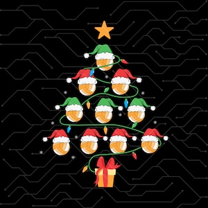 Christmas Trees Png, Volleyball Christmas Trees,Volleyball Png,Volleyball Tree,Merry Christmas,Christmas,Digital Download,Sublimation Design