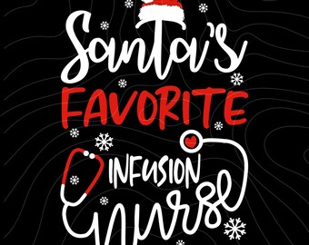 サンタのお気に入りの看護師 SVG、クリスマス スクワッド SVG、クリスマス SVG、サンタ スクワッド、看護師 SVG、サンタクロース SVG、クリスマス シャツ SVG ファイル (Cricut 用)