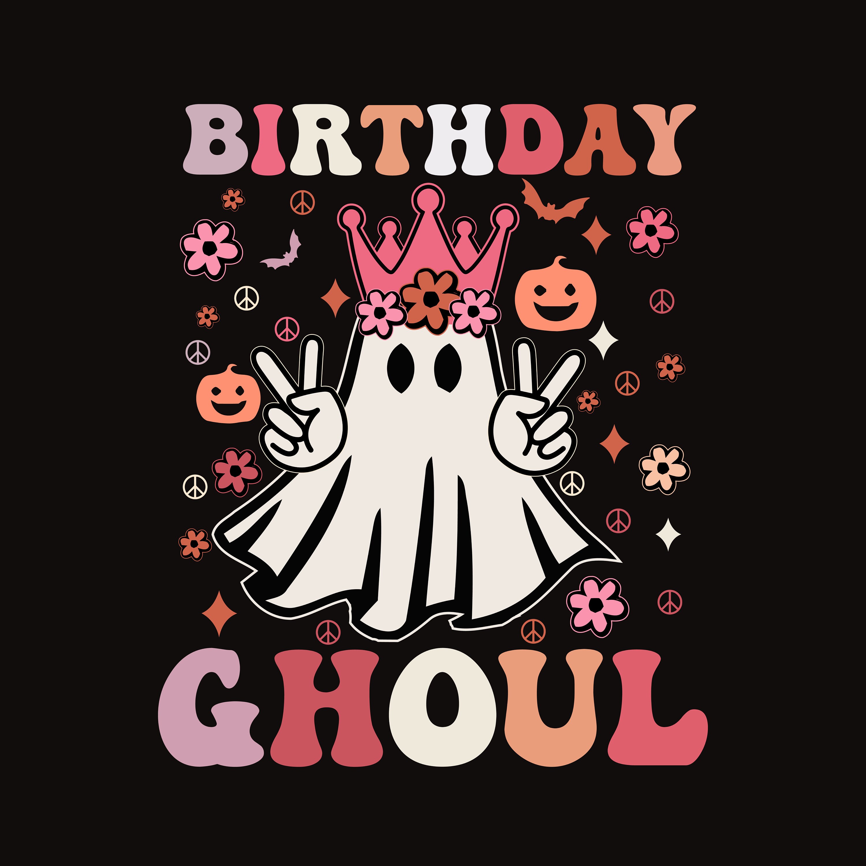 Birthday Ghoul Let's Go Ghouls Halloween Graphic by Digital Click Store ·  Creative Fabrica