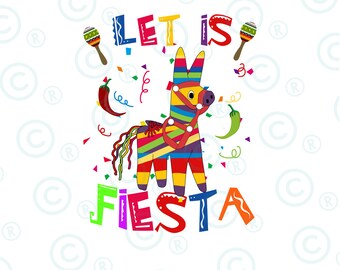 Let's fiesta png, sublimation design download, Mexican png,Cinco De Mayo,Mexico png Mexican festival png, Fiesta png