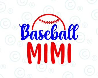 Baseball Mimi PNG Image, Baseball Grandma Black Design, Sublimation Designs Downloads, PNG File
