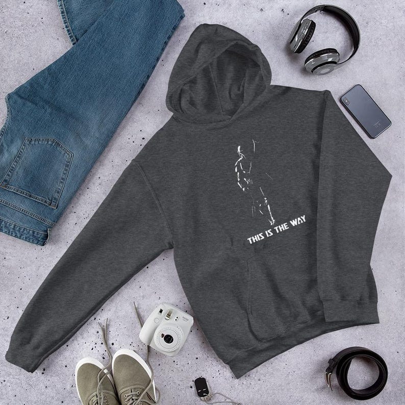 Mando Hoodie, This is The Way Sweater, Star Wars Sweater, Mando Sweater