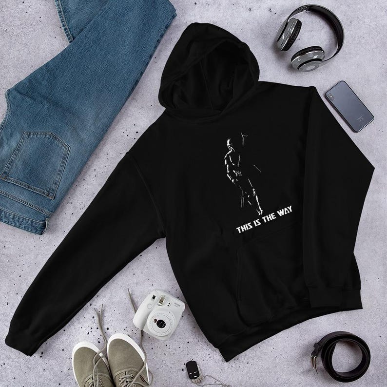 Mando Hoodie, This is The Way Sweater, Star Wars Sweater, Mando Sweater