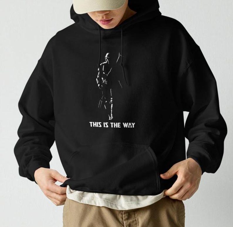 Mando Hoodie, This is The Way Sweater, Star Wars Sweater, Mando Sweater