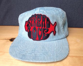 Phish "Spread Love" HAT - Phish-Inspired Fish Iron-On Patch on Baseball Caps and Tie Dye