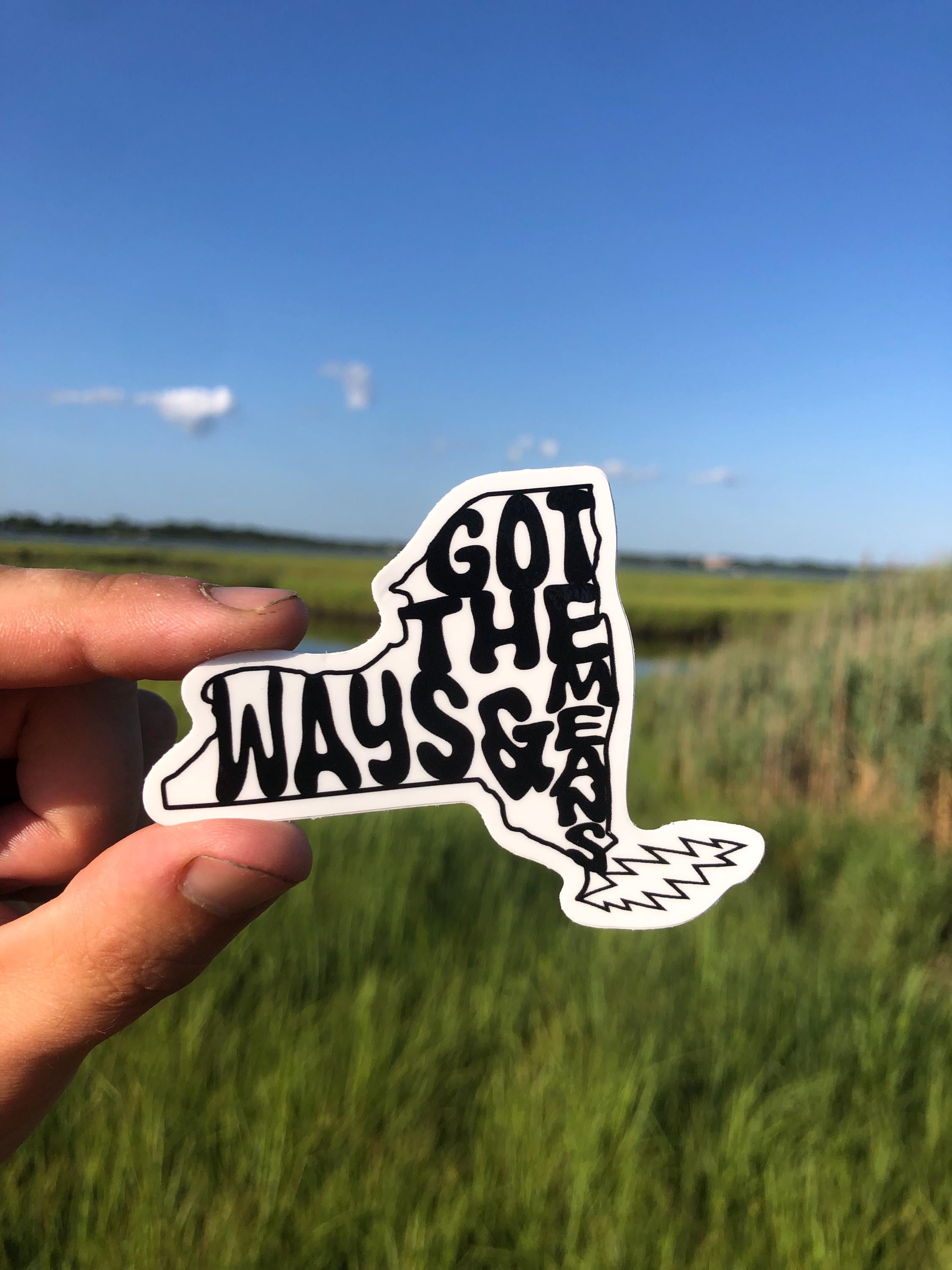 Grateful Dead New York Sticker  // Got the Ways and Means, Truckin' Dead Shakedown Slap