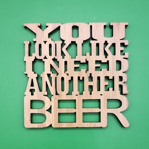 Laser Cut Funny Drink Coaster Files zdjęcie 2