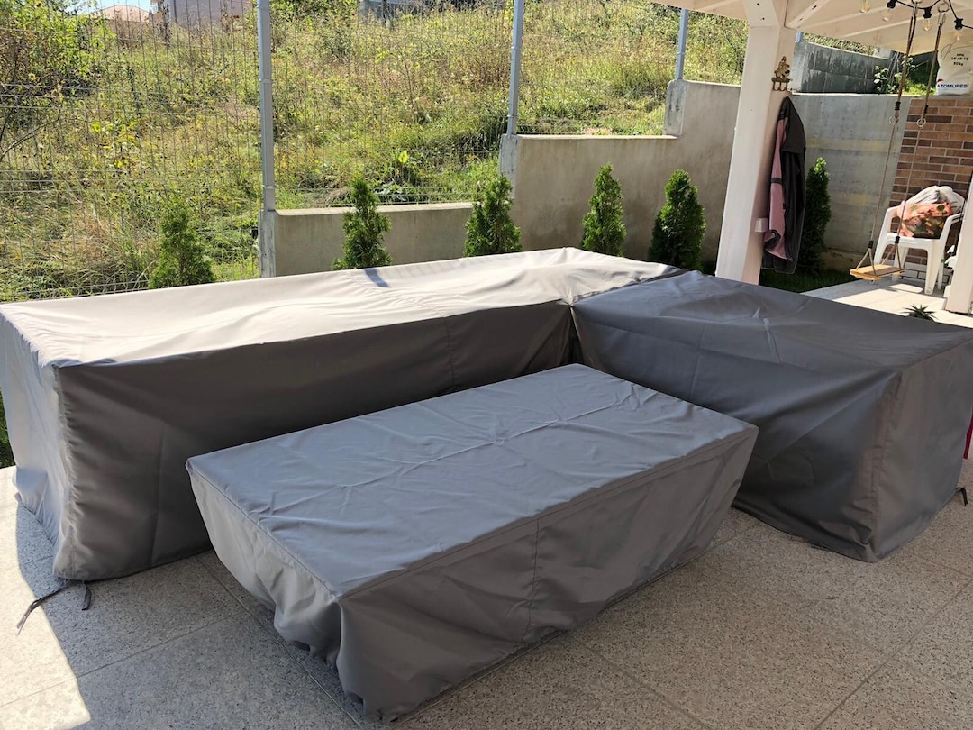 Custom Garden Furniture Cover of All Sizes, Waterproof Lshaped Sofa Cover, Rattan Corner