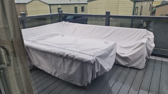 Custom Garden furniture cover of all sizes, Waterproof L-shaped sofa, Corner Outdoor Setting cover, outdoor covers, patio table cover, gifts