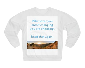Bluza z okrągłym dekoltem Affirmation Unisex