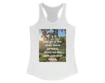 Tank top z odkrytymi plecami Affirmation