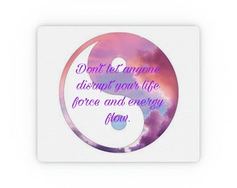 Tapis de souris rectangulaire Affirmation