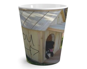 Tasse à latte - Dans la niche du chien