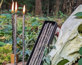 Bougies De Rituel Noires Pour Protection - Purification, éloignement Des énergies Négatives, Pratique Spirituelle