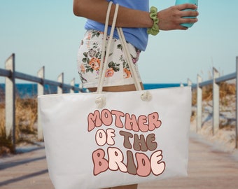 Mother of the Bride Gift from Daughter Tote Bag, Gift for Mother of the Bride, Bachelorette Gift, Bachelorette Trip, Bachelorette Beach Bags