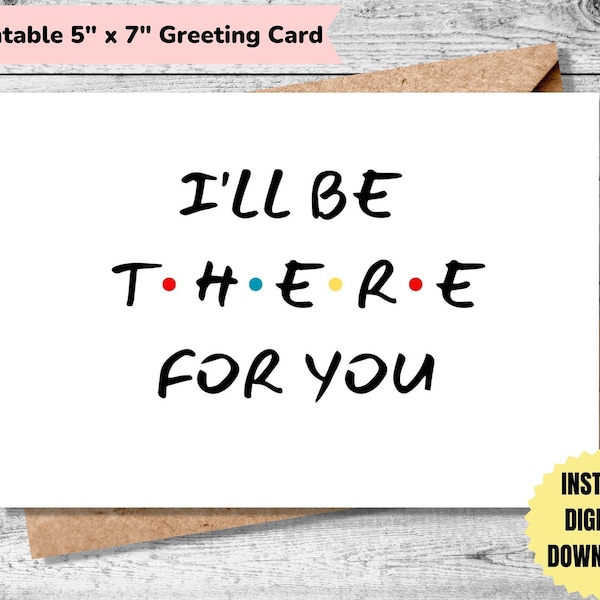 Friends Printable - Etsy