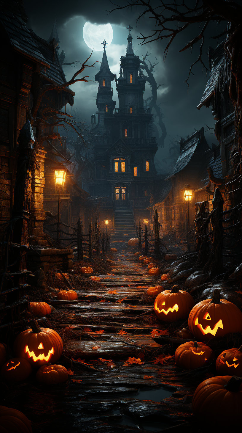 Spooky Halloween Phone Wallpaper Etsy