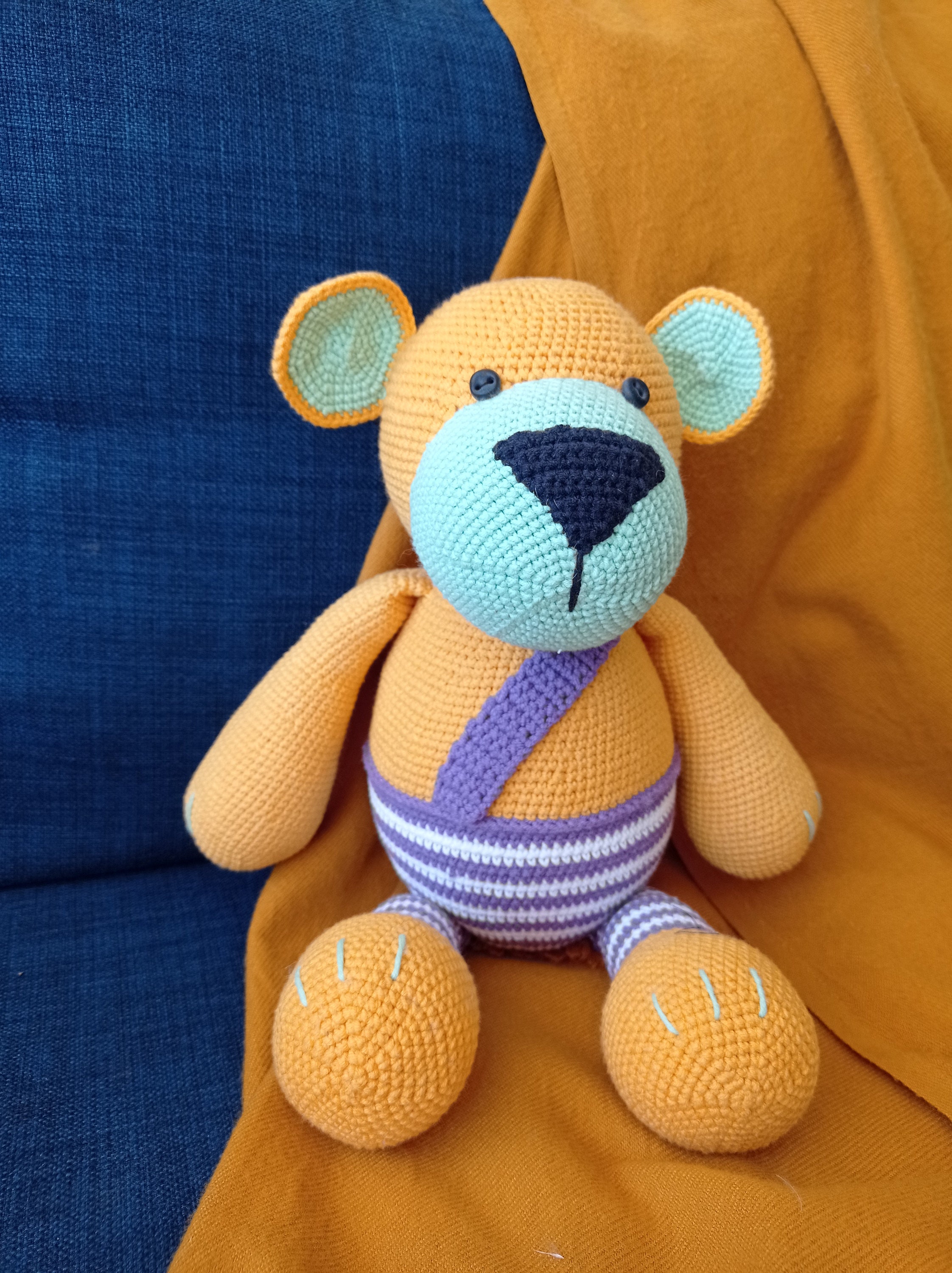 Crochet Pattern - Two Headed Plushie, bunny, bear, halloween, kawaii, cute,  handmade, soft toy