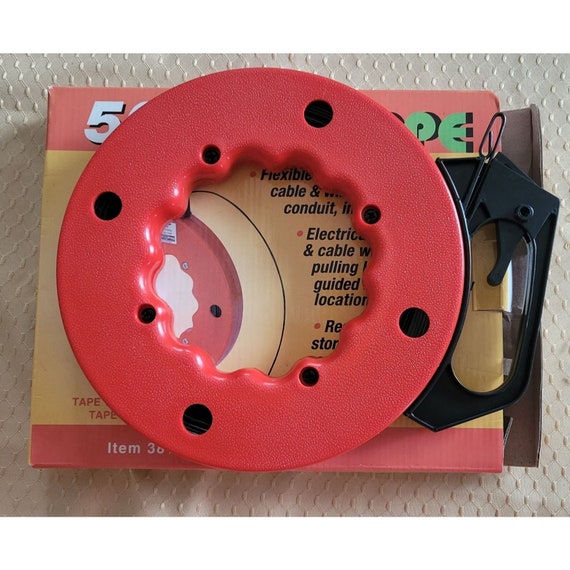 Buy Centech 50'-foot Fish Tape Steel Pull Rewind Reel Thumb Lock Wire Cable 1/8x1/16" Thick Online in India - Etsy Buy Centech 50'-foot Fish Tape Steel Pull Rewind Reel Thumb Lock Wire Cable 1/8x1/16" Thick Online in India - Etsy