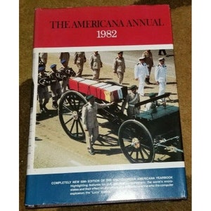 Groiler THE AMERICANA ANNUAL 1982 Events 1981 Sandra Day O&#39;Connor Diana Spencer