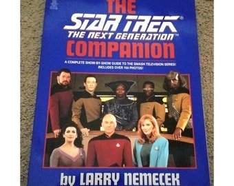 De STAR TREK Next Generation Companion 150 foto's Complete tv-seriegids 1992