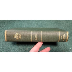 May include: A green hardcover book with gold lettering. The title is "ICS Reference Library" and the subtitle is "Electrical Engineering". The book has a gold spine with the number "264-D" printed on it.