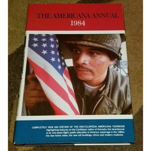 Groiler THE AMERICANA ANNUAL 1984 Events 1983 Earthquake New York Sally Ride ++