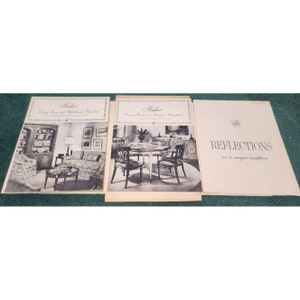 Vtg Baker Portfolio of Furniture Design Catalogues Traditions Europe & Far East