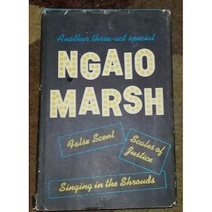 3 Mysteries Roderick Alleyn NGAIO MARSH False Scent /Scales of Justice /Shrouds