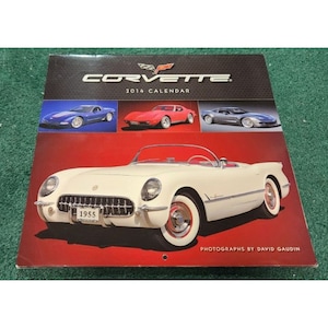 2014 Official Chevrolet Corvette 12 Month Calendar GM David Gaudin