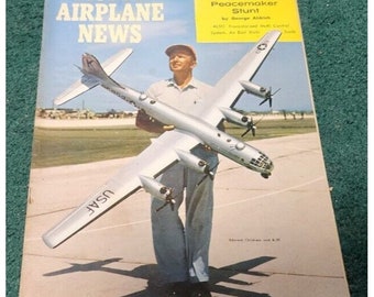 1960 April MODEL AIRPLANE NEWS Magazine Edward Childress Peacemaker Emeraude