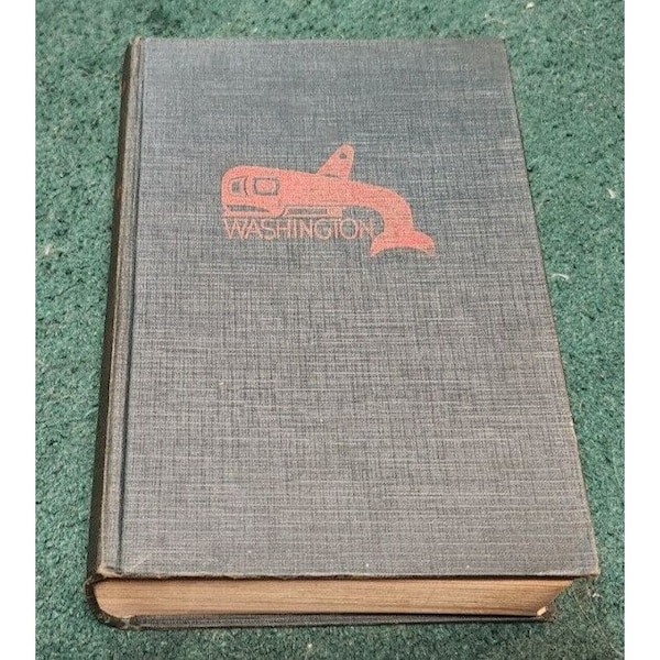 1941 WASHINGTON Guide to Evergreen State Photos History Rare 1st Edition HC