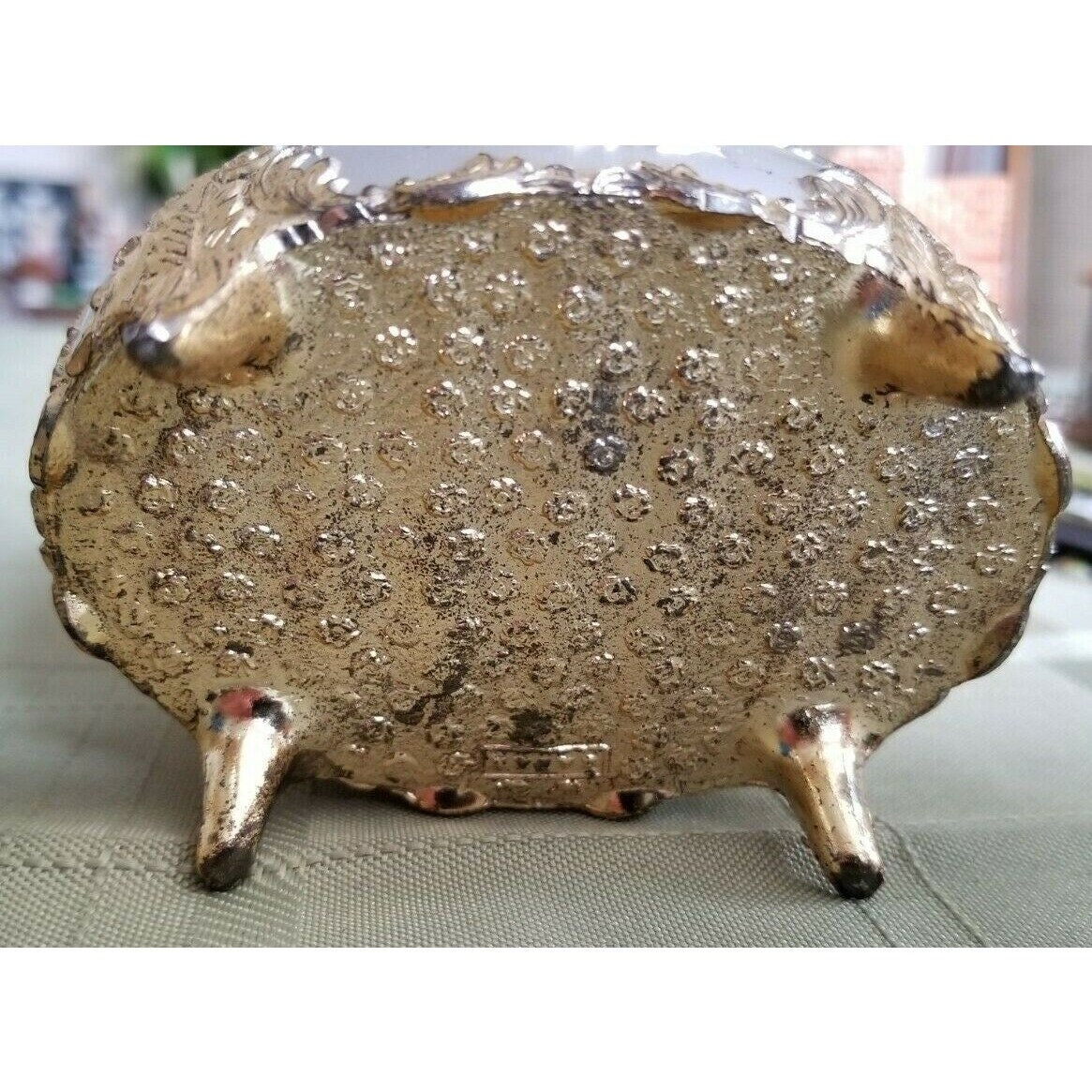 Made in Japan Peacock Art by Chokin Sankyo Musicbox Song is Feelings