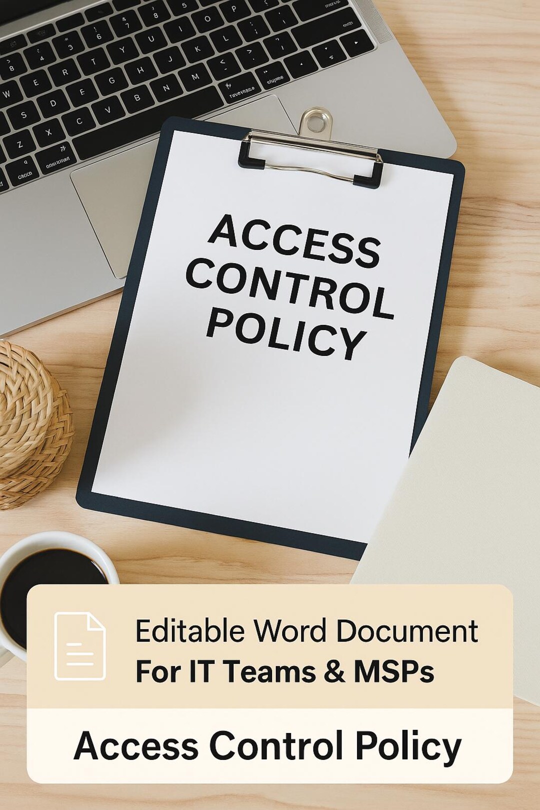 Access Control Policy Template | Editable Word Document for Msps & IT ...