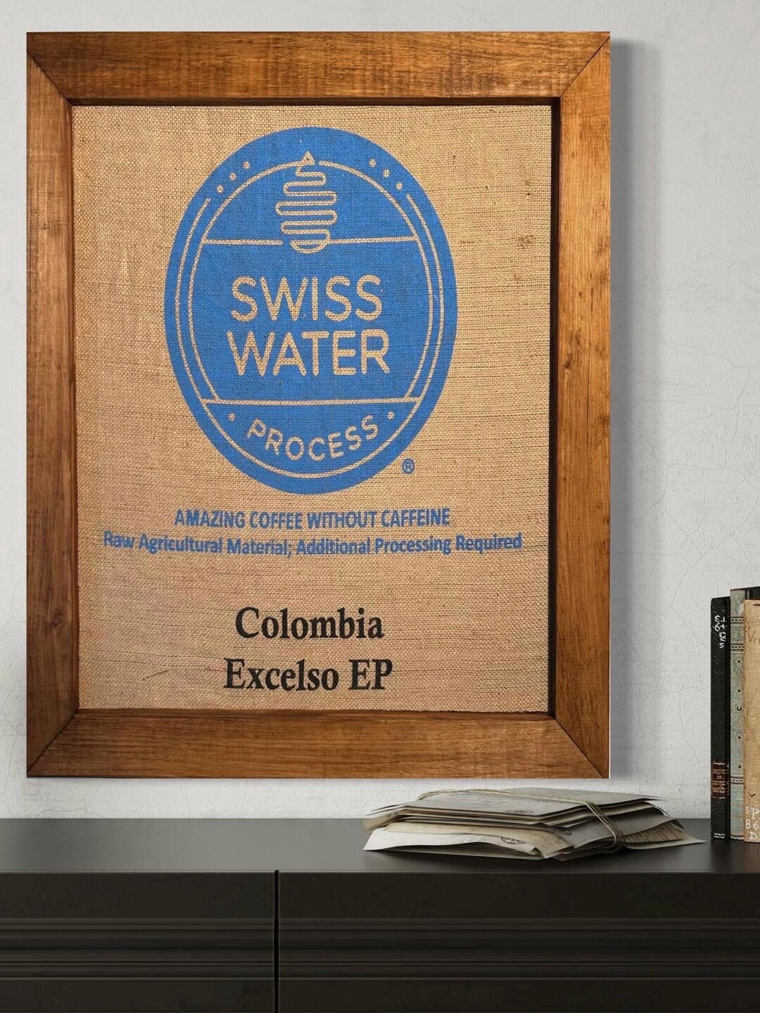 Handcrafted Framed Colombian Coffee Sack Wall Art Rustic Home Decor handcrafted-framed-colombian-coffee-sack-wall-art-rustic-home-decor