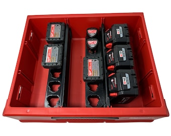 Milwaukee Packout 2-Drawer M12/M18 Battery Storage