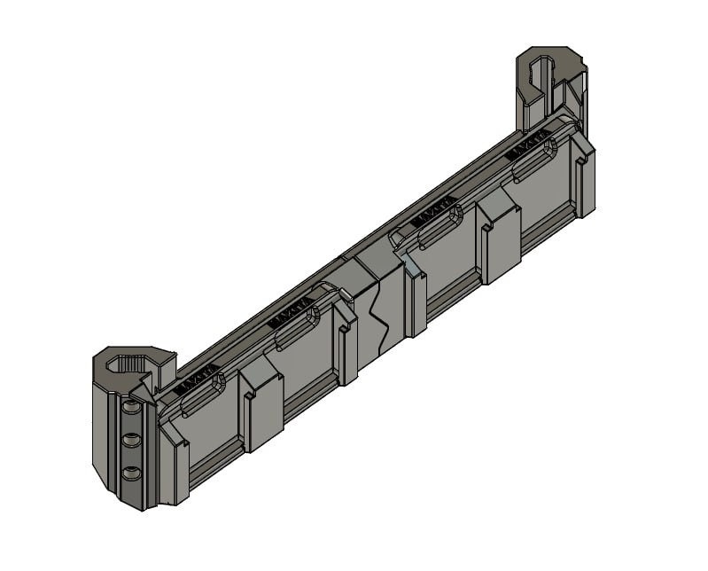 Packout Rail Mount Makita 18v Battery Holder - Etsy