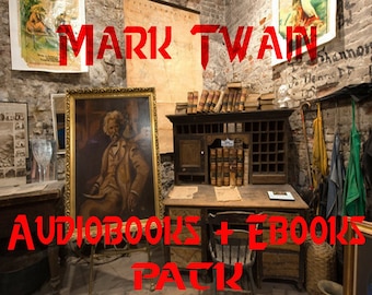 Mark Twain Audiobooks + 66 Ebooks Mega Pack