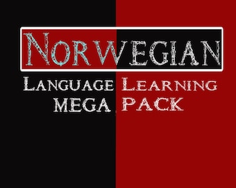 Norwegisch lernende Sprachpaket.