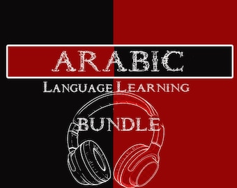 Arabisch lernen Sprach-Bundle | Audio-Lektionen + Ebooks | Anfänger bis Fortgeschrittenes Lernpaket | Sofortiger digitaler Download
