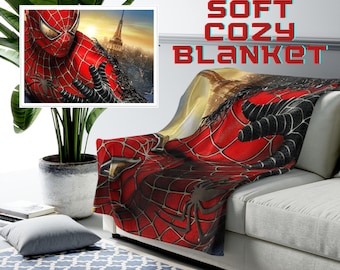 Coperta di peluche Spiderman Coperta di peluche in velluto
