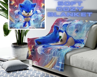 Sonic pluche deken Velveteen pluche deken