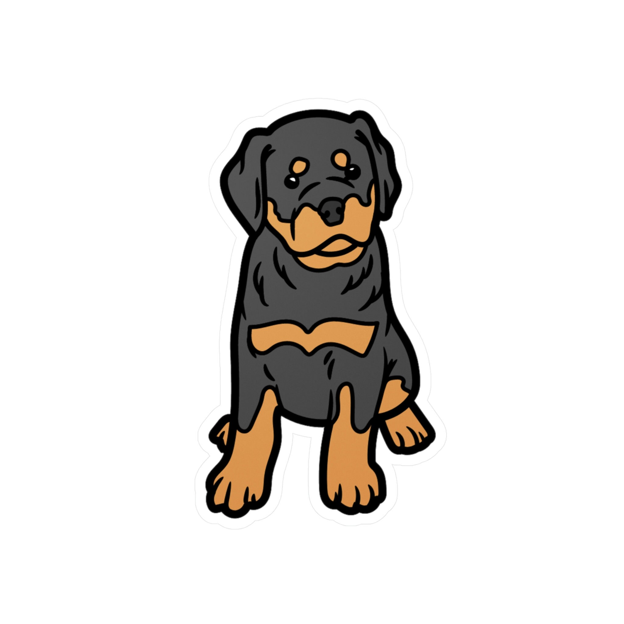 Rottweiler Puppy Vinyl Decal Sticker - Etsy