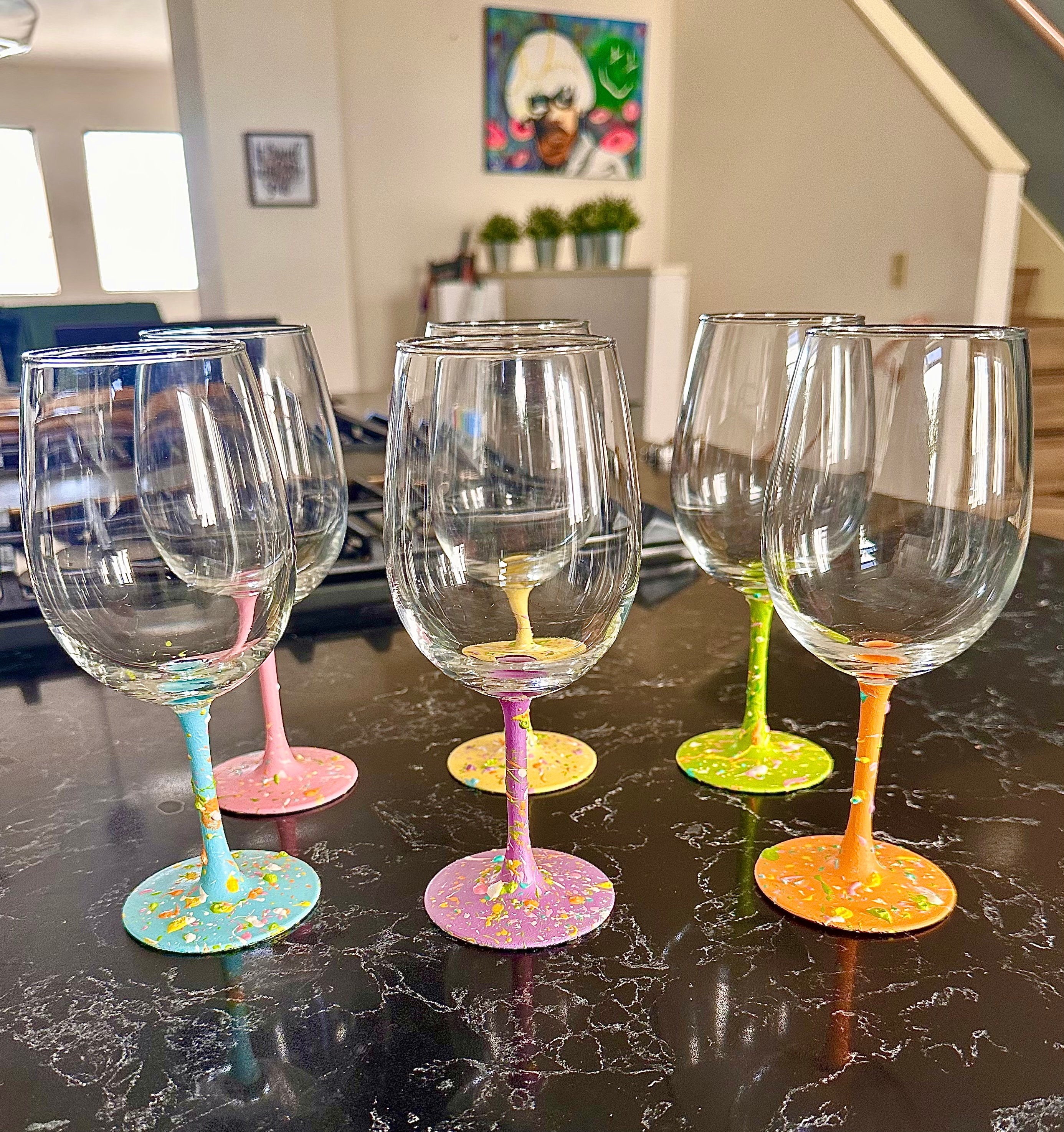 Painted glasses online