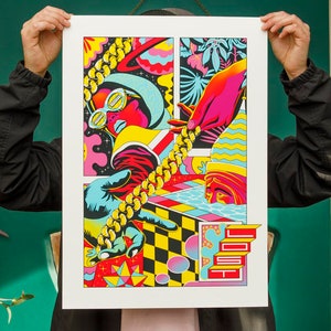L O S T: ONE.  High Quality Giclée print (A2 Size)