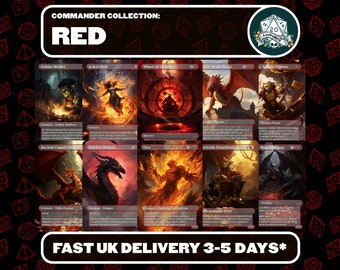 Red Commander Collection | Play-test Proxies | Fast UK delivery