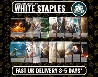 White Commander Collection | Play-test Proxies | Fast UK delivery