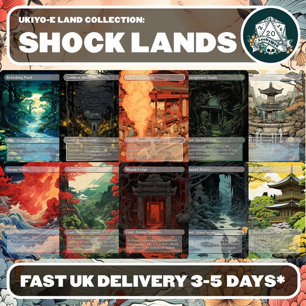 Japanese Style | Shock Lands | Play-test Proxies | Fast UK delivery