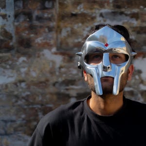 Mf Doom Mask Doom Mad Villain Cosplay MAsk Halloween Costume Mask Gift For Him Cosplay Gift